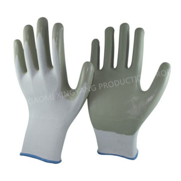 Guantes de nitrilo, protección laboral, guantes de trabajo de seguridad (N6029)